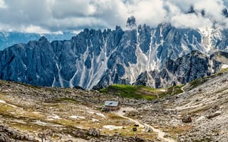 Картинка альп, Италия, Природа, Альпы, Облака, облако, Belluno, облачно, Горы, гора