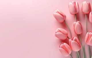 Картинка Международный, женский, тюльпан, Розовый, марта, Шаблон, цветок, Тюльпаны, день, Цветы, поздравительной, открытки