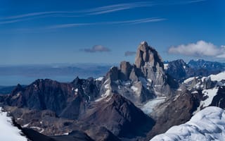 Картинка Аргентина, Fitz, Скала, скале, скалы, Природа, Roy, Patagonia, гора, Горы, Утес