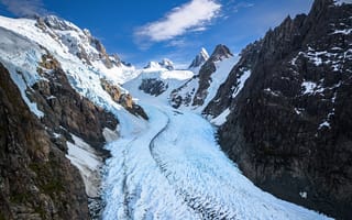 Картинка Чили, Bernal, Лед, Снег, снега, снеге, Утес, гора, Glacier, льда, Природа, снегу, скалы, Горы, Скала, скале