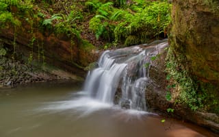 Картинка Германия, Butzerbach, Ручей, Природа, ручеек, Водопады