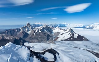 Картинка Аргентина, Patagonia, Горы, снеге, Природа, Снег, снегу, снега, гора