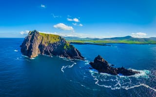 Картинка Ирландия, Dingle, Природа, Утес, скале, Море, Скала, скалы