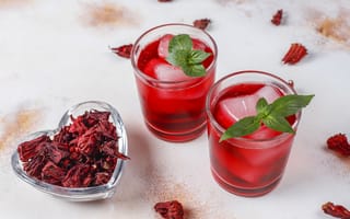 Картинка Лед, Чай, мятой, Еда, питания, Продукты, стакане, льда, Стакан, Пища, стакана, мяты, Мята