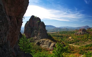 Картинка Болгария, Borovitsa, скалы, Небо, гора, Природа, скале, Горы, Скала, Утес