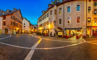 Картинка Франция, городской, Annecy, город, Городская, площади, Здания, Дома, Города, площадь