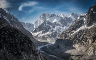 Картинка Франция, Chamonix, скалы, гора, Утес, скале, Горы, Скала, Природа