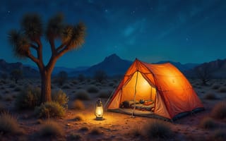 Картинка Ai, Палатка, деревьев, Деревья, Керосиновая, дерево, Горы, ночи, лампа, гора, ночью, Ночные, дерева, Ночь, Природа