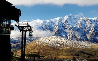 Картинка Новая, Зеландия, Горы, Remarkables, гора, Природа
