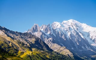 Картинка Франция, Chamonix, гора, Горы, Пейзаж, Природа