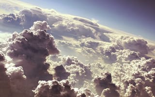 Картинка высота, облака, небо
