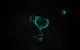 Картинка фонарь, аладина, текстура, сердца, лампа, мар, дым, форма