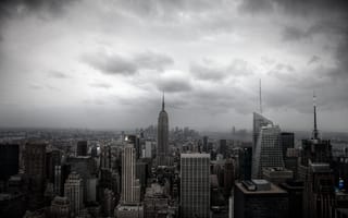 Картинка джунгли, манхеттен, небоскребы, нью-йорк, железо-бетонные