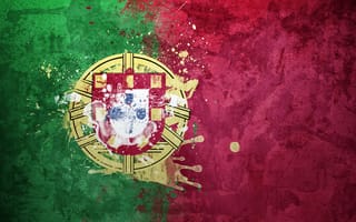 Картинка Португалия, герб, Португальская Республика, флаг