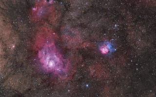 Картинка Мессье, туманность, космос