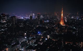 Картинка Телевизионная башня Токио, Япония