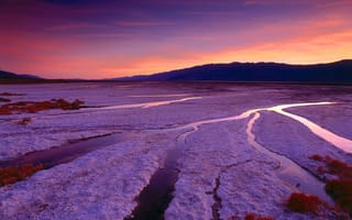 Картинка Соляное озеро, Долина Смерти, Калифорния