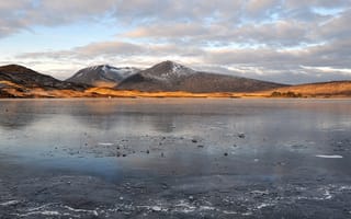 Картинка Замерзшее озеро в Шотландии