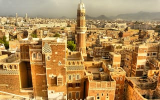 Картинка Минарет, Санаа, Йемен