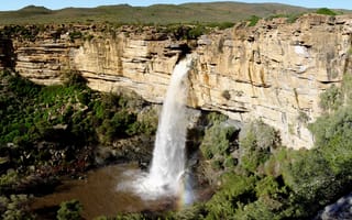 Картинка Водопад на реке Дурн, ЮАР, Северо-Капская провинция