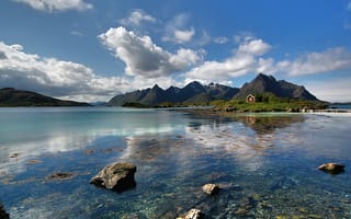 Картинка Чистое озеро в Норвегии