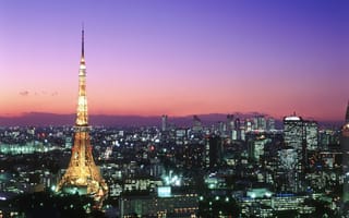 Обои Красота ночного Токио