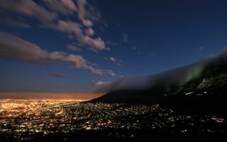 Картинка Ночная панорама Лас-Вегаса