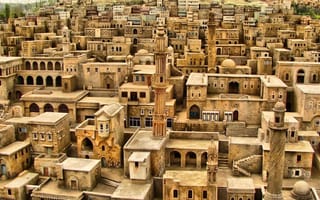 Картинка Каменные дома, Йемен