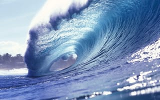 Картинка Большая синяя волна