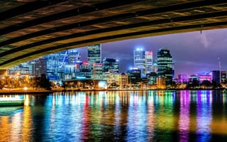 Картинка Огни ночного Перта, Австралия