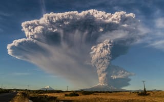 Картинка Извержение вулкана Кальбуко, Чили