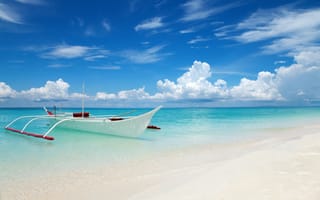 Картинка Лодка у берега, Филиппины