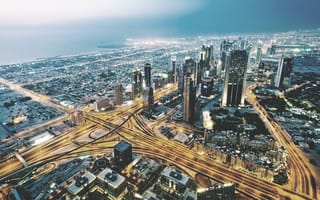 Картинка Вид на Дубай с высоты, ОАЭ