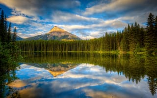 Обои Озеро Пилот, Национальный парк Банф, Альберта, Канада