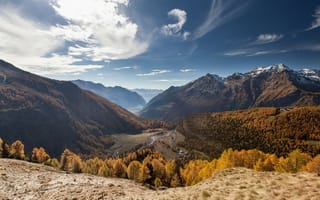 Картинка Осень в горах, Грузия