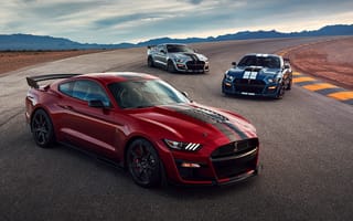 Обои форд, 2020 ford mustang shelby gt500, ford mustang shelby gt500, форд мустанг