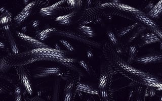 Картинка змея, абстракция, digital art, темные