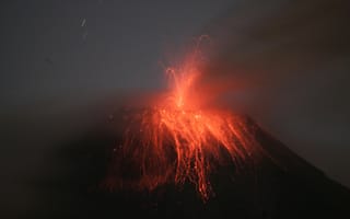 Картинка типы вулканических извержений, вулкан, купол лавы, лава, вулканического рельефа