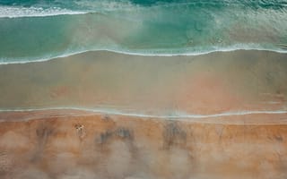 Картинка абстрактный, берег, бумага, вода, волны, живописный вид, живопись, красивый, лето, море, морской берег, отдых, пейзаж, пляж, текстура, узор