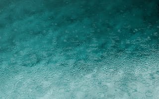 Картинка h2o, абстрактный, бирюзовый, вода, гладкий, голубой, дождь, капли дождя, поверхность, рябь, сине-зеленый, стоячая вода, текстура, фоновое, хрупкий, цвет, чистота, чистый, эскиз обоев
