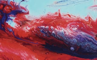 Картинка Абстрактная живопись, абстрактное искусство, абстрактный, Абстрактный экспрессионизм, акриловая живопись, акриловая краска, беспорядок, беспорядочный, всплеск, вычурный, графический, гуашь, дизайн, динамичный, живопись, жидкость, иллюстрация, Искусство, краска, красновато, красный, красочный, креативность, креативный, крупный план, мазаться, мазок, многоцветный, мокрый, оттенок, пигмент, произведение искусства, пятно, свежая краска, техника влажной акварели, смешивать, современное искусство, 