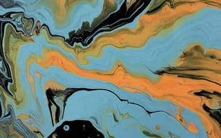 Картинка Абстрактная живопись, абстрактное искусство, абстрактный, Абстрактный экспрессионизм, акриловая живопись, акриловая краска, апельсин, беспорядочный, всплеск, вычурный, голубой, графический, гуашь, дизайн, живопись, жидкий, жидкость, иллюстрация, Искусство, краска, креативность, креативный, крупный план, мазаться, оттенок, произведение искусства, пятно, свежая краска, техника влажной акварели, современное искусство, текстура, холст, художественный, цвета, чернила, эстетика