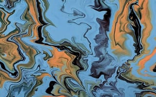 Картинка Абстрактная живопись, абстрактное искусство, абстрактный, Абстрактный экспрессионизм, акриловая живопись, акриловая краска, апельсин, беспорядочный, всплеск, вычурный, голубой, графический, гуашь, дизайн, живопись, жидкий, жидкость, иллюстрация, Искусство, краска, креативность, креативный, крупный план, мазаться, оттенок, произведение искусства, пятно, свежая краска, техника влажной акварели, современное искусство, текстура, холст, художественный, цвета, чернила, эстетика