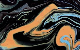 Картинка Абстрактная живопись, абстрактное искусство, абстрактный, Абстрактный экспрессионизм, акриловая живопись, акриловая краска, апельсин, беспорядочный, всплеск, вычурный, голубой, графический, гуашь, дизайн, живопись, жидкий, жидкость, иллюстрация, Искусство, краска, креативность, креативный, крупный план, мазаться, произведение искусства, пятно, свежая краска, техника влажной акварели, современное искусство, текстура, холст, художественный, цвета, чернила, черный, эстетика