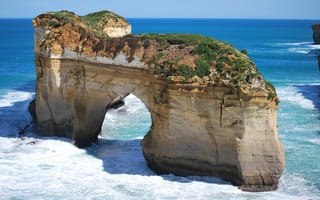 Картинка Двенадцать Апостолов - Объект Посетителя, море, естественная арка, формирование, рок