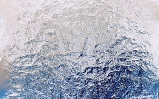 Картинка вода, узор, зима, небо, ios