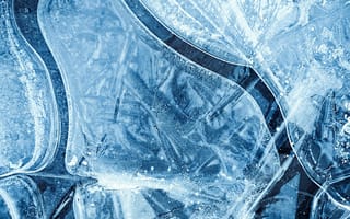 Картинка абстрактный, вертикальный выстрел, Искусство, крупный план, лед, мороз, природный узор, текстура, холод - температура