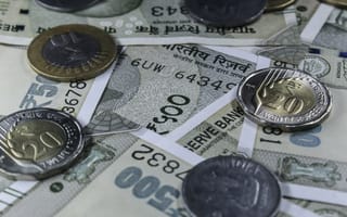 Картинка валюта, деньги, индийские рупии, концептуальный, крупный план, монеты, наличные