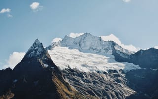Картинка горы, зима, природа, простуда, снег, снимок с квадрокоптера, эродированных
