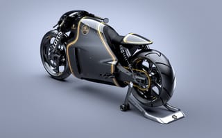 Картинка Lotus Автомобилей, Лотос C-01, мотоцикл, авто, V-образный двигатель